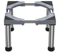 DEWEL Base para Refrigerador altura 28-31cm Ajustable Base Lavavajillas Base para Soporte Frigorifico Congelador Gabinete de Cocina y Electrodomésticos Estáticos, Largo/Ancho 45-67cm, Gris