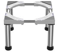 DEWEL Base para Refrigerador altura 28-31cm Ajustable Base Lavavajillas Base para Soporte Frigorifico Congelador Gabinete de Cocina y Electrodomésticos Estáticos, Largo/Ancho 45-67cm, Blanco