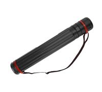 DEWEL Rollo de papel telescópico A1, rollo de transporte para dibujo, 45 - 75 cm, carcaj para fotos, carteles y papel rotafolio, longitud y correa ajustable, plástico