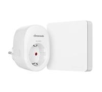 DEWENWILS Enchufe Inalámbrico con Mando a Distancia, 16A 3680W, Blanco