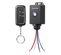 DEWENWILS Interruptor Inalámbrico para Exterior, IP65 Impermeable, Interruptor de Luz Inalámbrico, No Requiere Cableado, Programable y Ampliable