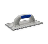 DEWEPRO® Tabla de lijado para ETICS y hormigón celular, superficie de raspado - tabla de frotar con chapa de acero galvanizado, 270x130mm - tabla de nivelación - lijadora