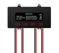 DEWIN Balanceador de Batería,Ecualizador de Batería 48V Batterie Balancer Solar Equilibrador de Voltaje de batería con Pantalla LED para batería de Litio de Plomo ácido