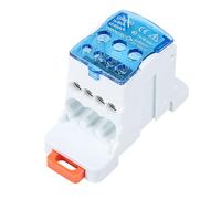 DEWIN Bloque de Terminales de Distribución, Bloque de Terminales de Riel DIN Caja de Distribución Conector de Cable Eléctrico Caja de Conexiones de Alimentación Universal