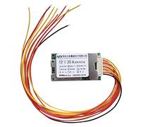 DEWIN BMS 36V 10S 30A,18650 BMS con Balanceo de Celdas Scheda di Protezione Batteria Li-Ion Cell 18650 Placa de Protección BMS PCB,con Función de Equilibrio Sobrecarga Sobredescarga Descarga