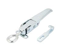 DEWIN Cerradura de CerRojos Pesados, Cierre de Hebilla de Metal Pestillo de Cierre, Pestillo de Abrazadera de Cuerpo de Remolque de Camión Bloqueable