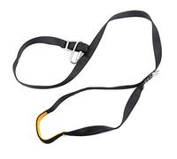 DEWIN Cinturón de Pedal de Eslinga,Cinturón Pedal Eslinga para Pies de Escalada Elevación Ajustable Elevadores Eslinga Fibra Poliéster para Exterior Montañismo al Aire 108 * 2cm (Negro)