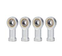 DEWIN Cojinete de extremo de varilla, 4 UNIDS SI10T/K Autolubricante Extremos de varilla Deslizante Cojinete de Unión para instrumentación, vehículos de motor, maquinaria de construcción, etc.