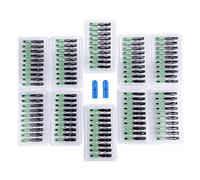 DEWIN Conector Rápido de Fibra SC,100 Piezas Conectores fríos de Fibra óptica rápida SC/APC Conector de Fibra Optica SC para Conexiones de Fibra óptica monomodo y Conexiones de Interfaz FC