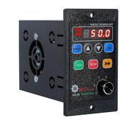 DEWIN Convertidor de Frecuencia VFD,750W AC 220V Entrada Monofásica Salida Trifásica,Variador de Frecuencia VFD Inversor Regulador De Velocidad Motor 220V