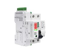 DEWIN Diferencial Auto Rearmable, 2P 40A 30mA RCCB Diferencial Rearme Automatico 230V Interruptor Diferencial Rearmable con Pantalla LED y Luz Indicadora LED Tipo AC