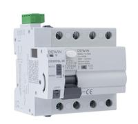 DEWIN Diferencial Auto Rearmable WiFi, 4P 63A 30mA 400V Interruptor Diferencial Rearme Automatico RCCB Diferencial Rearmable con Reconexión Automática DEWD9L-W