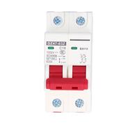 DEWIN Disyuntor DC, DZ47-63Z-2P 1000V 16A Interruptor Automático de CC Interruptor Mini disyuntor Disyuntor Miniatura montaje en riel DIN, para sistemas solares fotovoltaicos y otros sistemas de CC