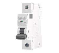 DEWIN Disyuntor en miniatura, 1P 16A 230V/400V 10KA Capacidad de ruptura Tipo C16 Montaje en riel DIN Protección contra sobrecarga y cortocircuito
