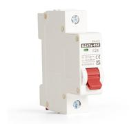 DEWIN Disyuntor, Interruptor Automático 1P 25A DC 250V Interruptor Automático Solar Miniatura Interruptor de Protección de Sobrecarga Interruptor de Aire para Sistema Fotovoltaico de Energía Solar