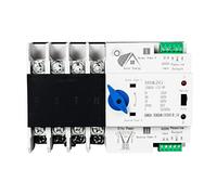 DEWIN Interruptor de Transferencia automática, 100A Interruptor de Transferencia automática de Doble Potencia 220V Interruptor de Circuito ininterrumpido fotovoltaico(4P)