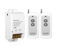 DEWIN Interruptor Inalambrico, Interruptor de Control Remoto Inalámbrico Interruptor Remoto para lámpara Motor Bomba Puerta Enrollable 30A CA 220V