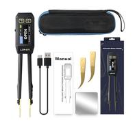 DEWIN LCR Medidor Smart Bridge Tweezer,10KHz LCR Meter Tweezer Mini Smart SMD Tester LCR Medidor Resistencia Inductancia Capacidad Prueba de Componentes
