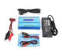 DEWIN Li-Po Batería Equilibrado Cargador, Equilibrio LCD B6 80W Digital Cargador Descargador de LLiPo RC de La Batería (Enchufe de La UE)