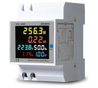 DEWIN Medidor de Consumo Electrico,AC 40-300V 100A Medidor de Energía Eléctrica Digital Contador de Energía Monofásico Contador Digital Electrico para La Medición del Consumo Eléctrico