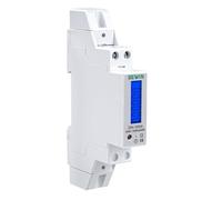 DEWIN Medidor de Consumo Electrico Monofásico, Contador Electrico Digital Monofasico de 220V Medidor de Energía Eléctrica Carril DIN kwh Meter con Pantalla LCD