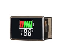 DEWIN Medidores de Batería DC, Indicador de Capacidad de Batería Voltímetro Probador de Nivel de Batería de Litio y Plomo-ácido Monitor DC 8V-100V