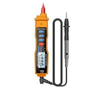 DEWIN Multimetro Digital, A3003 Multímetro Digital Tipo Bolígrafo 4000 Contadores NCV Comprobador de Voltaje AC/DC Capacitancia Amarillo