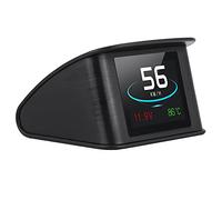 DEWIN Pantalla HUD para Automóvil, P10 Pantalla Frontal HUD Universal para Automóvil OBD2 Velocidades Advertencia RPM Proyector de Consumo de Combustible