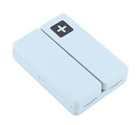 DEWIN Pastillero, Pastillero Semanal, Pastillero Portátil, Pastillero Magnético Plegable con 7 Compartimentos(Azul)