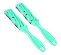 DEWIN Peines para Afeitar el Cabello, 1 peine para cortar el cabello de doble cara, peine adelgazante para cortar el cabello, afeitadora profesional DIY