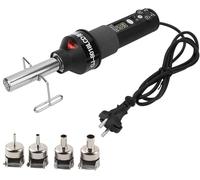 DEWIN Pistola de Calor, Hot Air Gun Pistolas Pintura 220V 450W LCD Ajustable Pistola de Aire Caliente de Calor Electrónico Estación de Soldadura IC SMD BGA