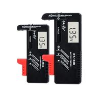 DEWIN Probador Digital de Baterías, 2 Piezas BT-168D Probador de Pilas Probador de Capacidad de Batería Digital para Pilas AAA AA C D 9V 1,5 V