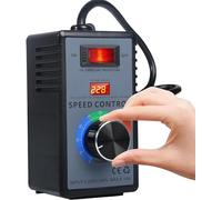 DEWIN Regulador de Velocidad Motor 220V 10A 4000W Regulador de Voltaje,Motor Controlador de Velocidad de Ventilador, Gobernador Atenuador Termostato, para Amoladoras Angulares