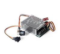 DEWIN Regulador de Velocidad Motor DC 10-55V, Controlador de Velocidad del Motor de CC 12V 24V 48V Regulador de Velocidad de Motor de CC con Interruptor y Pantalla LED