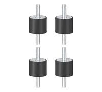 DEWIN Silentblock,4pcs Silentblock Goma M6 Soportes de Bobina de Goma antivibraciones M6 para Car Boat Bobbins (VV20*15 M6*18)