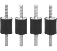 DEWIN Silentblock,4pcs Soportes de Goma M6 Soportes de Bobina de Goma antivibraciones M6 para Car Boat Bobbins(VV20*20 M6*18)