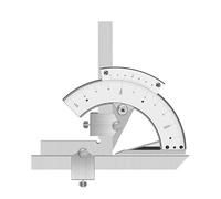 DEWIN Transportador de Ángulo Biselado Universal, Transportador de Ángulo de 0-320° con Caja, Transportador de Bisel Herramientas de Regla de Medición de Ángulo de Precisión