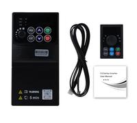 DEWIN Variador de Frecuencia CNC,0.75kW 220V Entrada Monofásica Salida Trifásica,Variador de Frecuencia VFD Inversor Variador De Frecuencia Monofasico(con Cable de extensión de 1,5m)