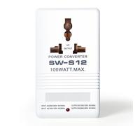 DewinLVD Convertidor de Voltaj, convertidor bidireccional Universal Adaptador de Viaje 220/240 V a 110/120 V U.S.G. Enchufe S12 (50 W)