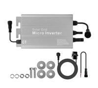DewinLVD Microinversor, Inversor Solar 700W MPPT Inversor de Conexión a Red Solar para Paneles Solares Pura Onda Sinusoidal de Salida DC18V-50V a AC230V