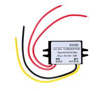 DewinLVD Regulador de tensión 12 V, AC 10-28 V a DC 12 V 3 A 36 W Convertidor de potencia Buck, entrada 10-28 V CA, salida 12 V CC, módulo impermeable del convertidor Buck 10-28 VAC