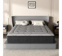 DEWINNER Colchón 105x190 | Colchón Híbrido Viscoelástico con Muelles Ensacados | Altura 30 cm | Absorbe la Humedad | Transpirable | Hipoalergénico y Antibacteriano | Cama Individual