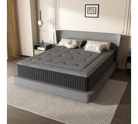DEWINNER Colchón 90 x 190 x 30 cm, Altura 30 cm,Espuma viscoelástica, Muelles Individuales, Absorbe la Humedad, Transpirable, hipoalergénico y Antibacteriano