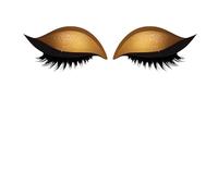 Dewireaey Calcomanías De Sombra De Ojos,Parches De Maquillaje Para Ojos 2 En 1,Parche Duradero Para Pestañas Y Sombra - Para Mujeres y Niñas Festival Disfraz Carnaval Concierto Cosplay