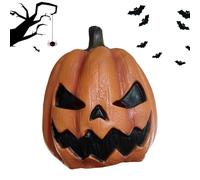 Dewireaey Cubierta para Cara de Calabaza - Terrorífica De Látex Para Cosplay Halloween | Accesorio Cosplay Siniestro Tocado Decorativo Para Fiestas De Carnaval Y Casas Encantadas Adultos Y Jóvenes