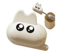 Dewireaey Funda Protectora para Cepillo Eléctrico, Clip de Viaje con Diseño de Dibujos para Cepillado, Estuche Ligero Antipolvo para Baño para Cepillo de Dientes para Vacaciones en Casa y de Viaje