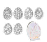 Dewireaey Moldes de Pascua, Vorm voor Knutselen en artesanía, molde decorativo para organizaciones navideñas, para adornos de yeso, resina, juegos de manualidades, decoración del hogar, familia