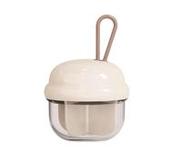 Dewireaey Organizadores de Pastillas para Viajar - Organizador De Pastillas Masticables Con 4 Compartimentos,Pastillero Portátil - Para Trabajo Desplazamientos Senderismo Bolso Bolsillo