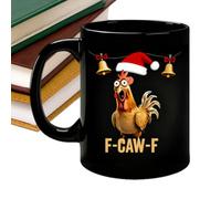 Dewireaey Taza De Navidad Para Café - Vaso De Vino Y Leche Con Animales De Caricatura | Taza De Cerámica De Gallina - Para Mujeres, Hombres, Jóvenes, Niños, Amigos, Mamá, Dama, Cocina, Fiestas y Casa