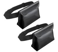 Dewocke 2 Piezas Bolsa Impermeable Riñonera, Riñonera Acuatica Universal Unisex, Bolsa Seca con Correa para la Cintura, Bolsa Impermeable para Playa, Piscina, Natación, Kayak, Pesca, Senderismo